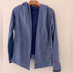 The North Face Blue Hoodie without a zipper